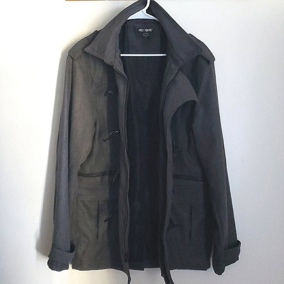 Hot Topic Wool Blend Pea Coat - Picture 10 of 11